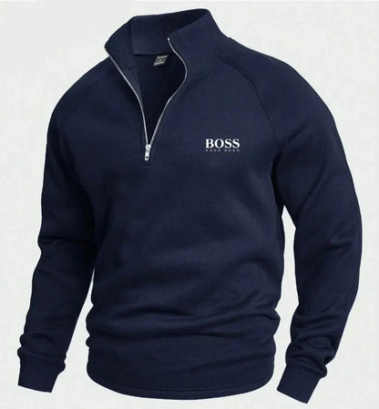 BS Cotton Half-Zip Jumper