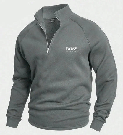 BS Cotton Half-Zip Jumper
