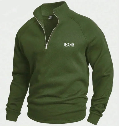 BS Cotton Half-Zip Jumper