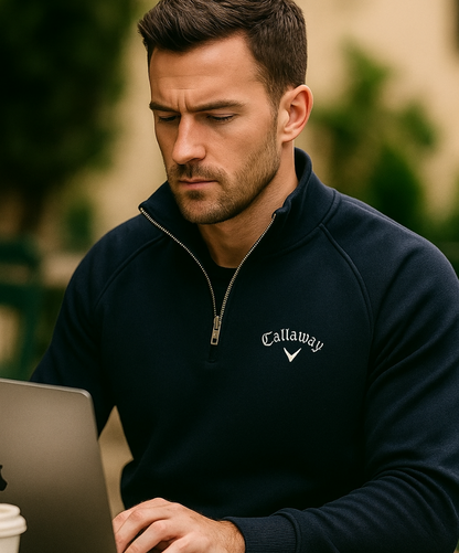 CW Heritage Cotton Half Zip Jumper