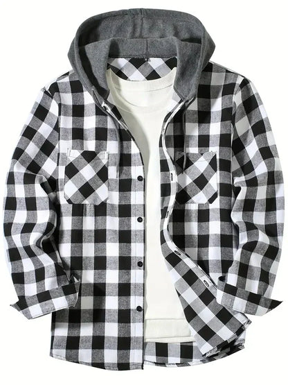 Benton Flannel Hoodie Jacket