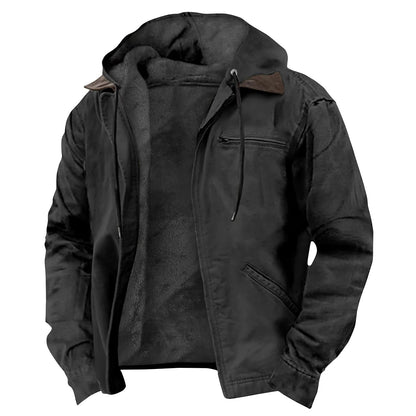 NATE Zipper Hooded Jacket